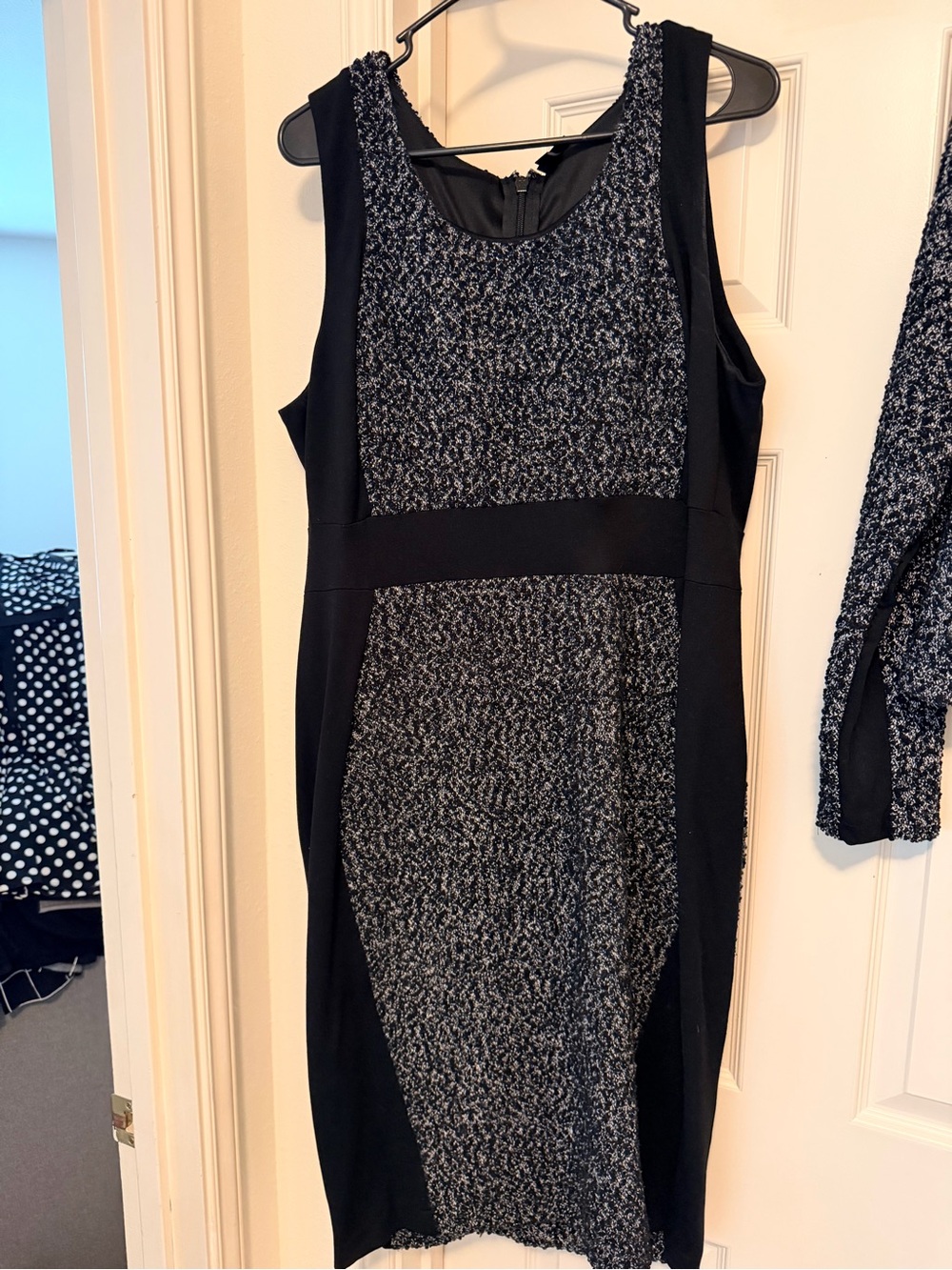 Torrid 2 piece work set dress & blazer Black and Gray Sleeveless Sheath Dress